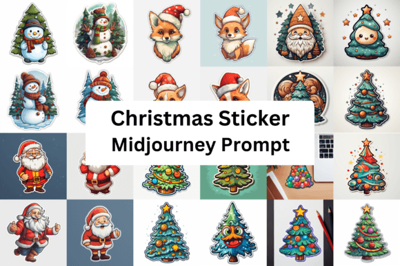Download Ai Prompt for Christmas Sticker - Ai prompt Collection
