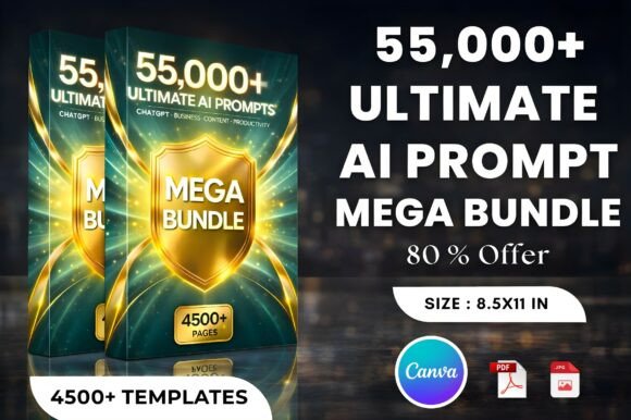 Download 55,000+ Ultimate AI Prompt Mega Bundle - Ai prompt Collection