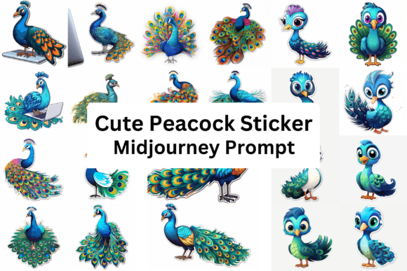 Download Ai Prompt for Cute Peacock Sticker - Ai prompt Collection